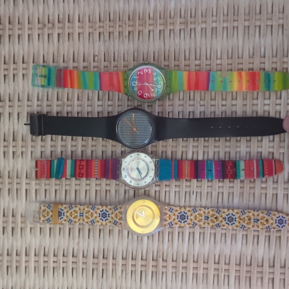 Vintage Swatch Watch bundle of 4